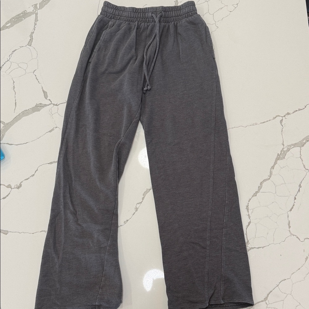Gray Drawstring Lounge Pants